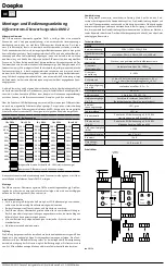 Doepke DMD 2 Installation And Operating Manual preview