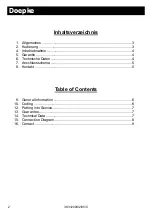 Preview for 2 page of Doepke Dupline DFA-DI Operating Instructions Manual