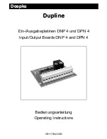 Preview for 1 page of Doepke Dupline DNP 4 Operating Instructions Manual