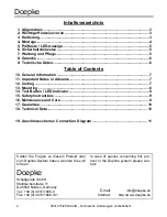 Preview for 2 page of Doepke Dupline DRD 3 Operating Instructions Manual