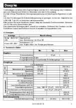 Preview for 3 page of Doepke Dupline DSM 8 Operating Instructions Manual