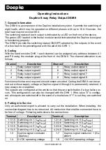 Preview for 5 page of Doepke Dupline DSM 8 Operating Instructions Manual