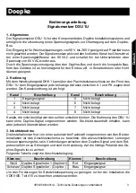 Preview for 3 page of Doepke Dupline DSU 1U Operating Instructions Manual