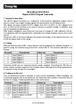 Preview for 5 page of Doepke Dupline DSU 8 Operating Instructions Manual