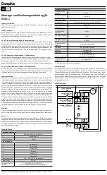 Doepke RJSG 1 Installation And Operating Manual preview