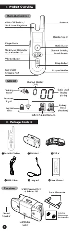 Предварительный просмотр 2 страницы Dog Care TC01-C1 User Manual