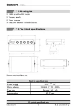 Предварительный просмотр 8 страницы DOGA BS-5C Instruction Manual