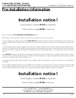 Preview for 3 page of DOGIPARK DOGIFOUNTAIN 7751 Installation & Operation Manual