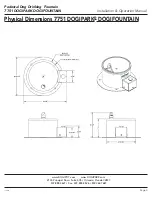 Preview for 4 page of DOGIPARK DOGIFOUNTAIN 7751 Installation & Operation Manual