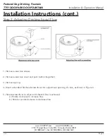 Preview for 9 page of DOGIPARK DOGIFOUNTAIN 7751 Installation & Operation Manual