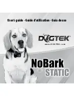 Dogtek NoBark Static User Manual preview