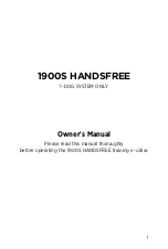 Dogtra 1900S HANDSFREE Owner'S Manual preview