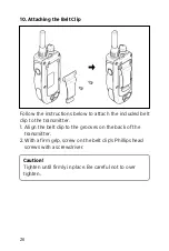 Preview for 26 page of Dogtra 1900S HANDSFREE Owner'S Manual