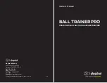 Dogtra BALL TRAINER PRO Owner'S Manual preview