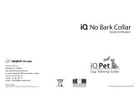 Dogtra iQ NO BARK Manual preview