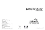 Preview for 1 page of Dogtra iQ NO BARK Manual