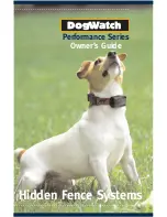 DogWatch Hidden Fence System Owner'S Manual preview