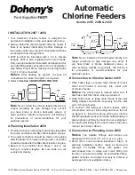 Предварительный просмотр 1 страницы Doheny's 2457 Series Installation