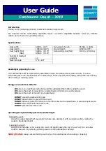 Doherty Cambourne 3010 User Manual preview