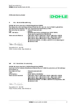 Preview for 2 page of Dohle DX305 Operating Instructions Manual