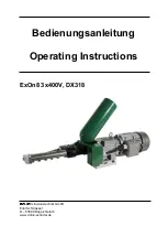 Dohle ExOn8 DX318 Operating Instructions Manual preview