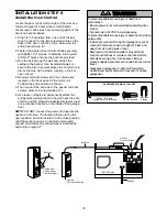 Preview for 18 page of Doit Security+ 4200DI Owner'S Manual