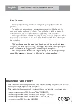 Preview for 3 page of Dok 96 G Instruction For The Use - Installation Advice