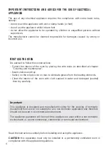 Preview for 4 page of Dok 96 G Instruction For The Use - Installation Advice