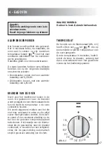 Preview for 47 page of Dok 96 G Instruction For The Use - Installation Advice