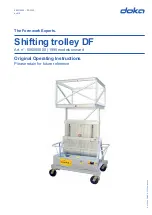 Doka Shifting trolley DF Original Operating Instructions preview