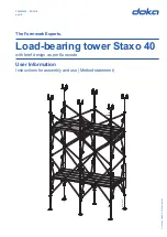 Preview for 1 page of Doka Staxo 40 Instructions For Assembly And Use