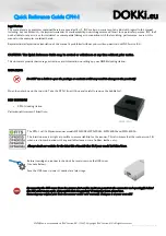 Dokki CPN-1 Quick Reference Manual preview