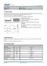 Preview for 3 page of dol sensors 20R Technical User Manual