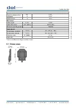 Preview for 4 page of dol sensors 20R Technical User Manual