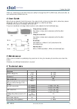 Предварительный просмотр 3 страницы dol sensors iDOL 20SCR Technical User Manual