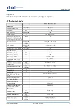 Предварительный просмотр 3 страницы DOL 26SCR Series Technical User Manual