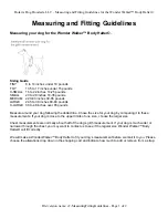 Preview for 1 page of Dolan's Dog Doodads Wonder Walker Body Halter Measuring And Fitting Manuallines