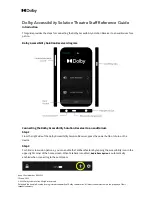 Dolby Laboratories Accessibility Solution Reference Manual preview