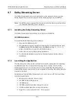 Preview for 70 page of Dolby Laboratories DP564 User Manual