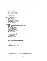 Preview for 2 page of Dolby Laboratories DP570 Installation Manuallines