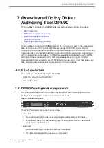 Preview for 8 page of Dolby Laboratories DP590 Quick Start Manual