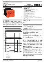 Preview for 1 page of DOLD MINISTART BL 9028 Translation Of The Original Instructions