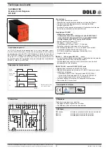 Предварительный просмотр 25 страницы DOLD SAFEMASTER BD 5987 Datasheet / Operating Instructions