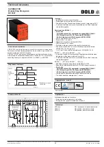 Предварительный просмотр 35 страницы DOLD SAFEMASTER BD 5987 Datasheet / Operating Instructions