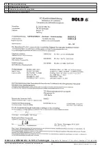 Preview for 44 page of DOLD SAFEMASTER BG 5933 Series Datasheet / Operating Instructions