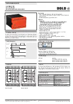 Предварительный просмотр 5 страницы DOLD SAFEMASTER BN 5930.48/203 Operating Instructions Manual