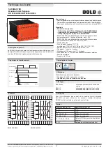 Предварительный просмотр 21 страницы DOLD SAFEMASTER BN 5930.48/203 Operating Instructions Manual