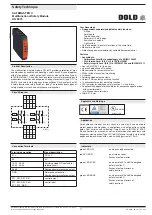 Предварительный просмотр 17 страницы DOLD SAFEMASTER C UG 6970 Operating Instructions Manual