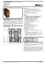 Preview for 5 page of DOLD SAFEMASTER S UH 6932 Operating Instructions Manual