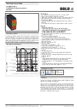 Preview for 33 page of DOLD SAFEMASTER S UH 6932 Operating Instructions Manual